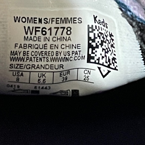 Women's Size 8 Keds Dream Foam Multi-Colored Floral Slip-On Sneakers - Picture 4 of 6